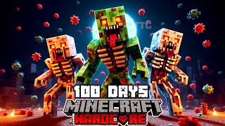 I Survived 100 Days in a Parasite Zombie Apocalypse in Minecraft Hardcore FULL MOVIE [upl. by Marvin535]