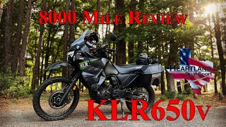 KLR 650 8000 Mile Review [upl. by Foss]