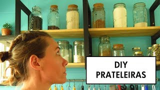 DIY das Prateleiras da nossa cozinha [upl. by Arinaj]