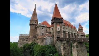 Corvin Corvinesti Huniazilor Castle in Hunedoara Romania [upl. by Vallie]