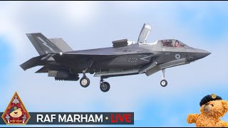 LIVE STEALTH ACTION F35 LIGHTNING 617 DAMBUSTERS207 SQN amp RN 809 NAS • RAF MARHAM 110724 [upl. by Cthrine298]