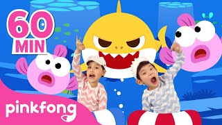 60 Minute Best Baby Shark Songs Compilation for Kids  Pinkfong Official [upl. by Kristien]