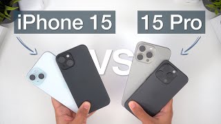 iPhone 15 vs 15 Pro InDepth Review  Do You Really Need A Pro [upl. by Collbaith306]