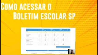 Como acessar Boletim Escolar  SED [upl. by Aciruam650]