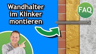 Wie muss ich Wandhalter im Klinker anbringen Sonnensegel befestigen  FAQ ☀️ Pina [upl. by Philomena454]