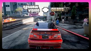 HOW TO INSTALL QUANTV  NATURAL VISION EVOLVED  GTA V 2024 [upl. by Adgam287]