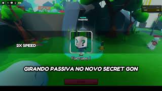 GIRANDO PASSIVA NO NOVO SECRET GON NO ANIME SHADOW [upl. by Miarzim]