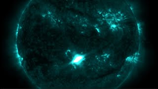 Strong Solar Flare Directly At Earth [upl. by Cantlon]