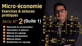 Microéconomie 34 Exercices corrigés amp astuces pratiques MultiplicateurdeLagrange [upl. by Trella71]