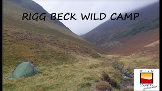 RIGG BECK WILD CAMP via Buttermere ft WILD COUNTRY HELM 1 COMPACT [upl. by Retrac]