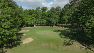 Massanutten Resort Mountain Greens Hole 8 Aerial View [upl. by Atiekram]