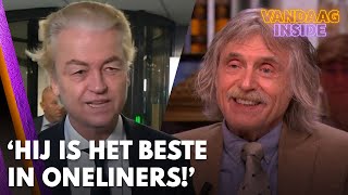 Vandaag Insidetafel lacht om gevatte reactie Wilders ‘Hij is het beste in oneliners’ [upl. by Enois986]