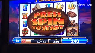 GOOD BONUS WIN ON THUNDERHORN SLOT MACHINE [upl. by Nylecsoj]