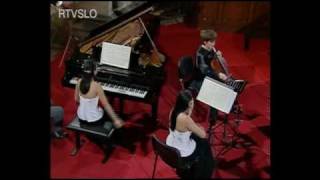 Greenwich Trio  Brahms Piano Trio no2 Allegro [upl. by Ayanaj966]