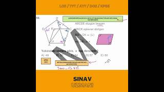 2021 KPSS GEOMETRİ  ÇOKGEN ÇIKMIŞ SORU ÇÖZÜMÜ 💯 ❗ [upl. by Thierry366]