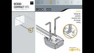 SOMFY  How to install a DEXXO COMPACT RTS English version [upl. by Aibat]