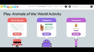 How to Create Vocabulary Games on Educandy [upl. by Aruasor667]