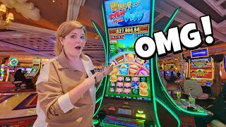 I Hit the Mansions Feature on the NEW Huff n Even More Puff Slot Machine [upl. by Klenk]