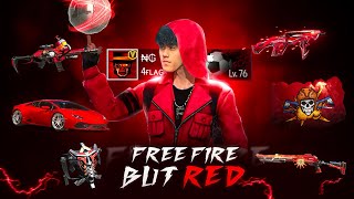 FREEFIRE BUT ONLY RED CHALLENGE IN SOLO VS SQUAD🍷🪂ZEROX FF [upl. by Ijar185]