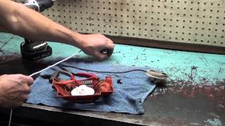 The chainsaw guy shop talk repair Husqvarna 372 XP starter 10 24 [upl. by Aela]