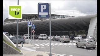 Aena  Aeropuerto de Bilbao presenta sus tres tipos de aparcamiento [upl. by Lerej]