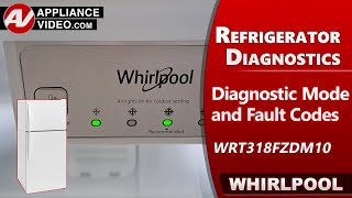 Whirlpool Refrigerator troubleshooting diagnostics and error codes by Factory Technician [upl. by Mikel]