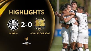 OLIMPIA vs AGUILAS DORADAS 20  RESUMEN  CONMEBOL LIBERTADORES SUB 20 2024 [upl. by Hanleigh87]