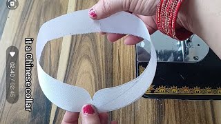 collar cutting karne ka different tareeka easy tips for collar cutting flat collar cutting [upl. by Tuckie]