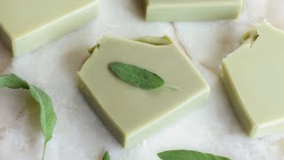 Making 5 different herbal soaps🌿 Rosemary lavender mint laurel amp sage soap making compilation [upl. by Ahsienat]