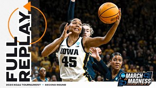 Iowa vs West Virginia  2024 NCAA womens second round  FULL REPLAY [upl. by Yelra]