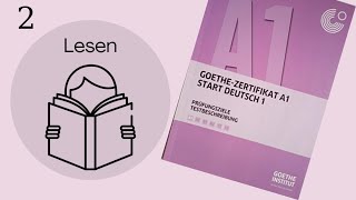 GoetheZertifikat A1  Lesen mit Lösungen  2 [upl. by Deanna898]