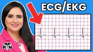 How To Read EKGECG Interpretation  NCLEX prep RN Hindi Urdu and Punjabi [upl. by Kenna]