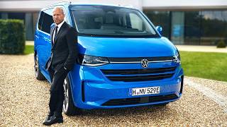 NEW Volkswagen Transporter 2024 Fast Enough for Jason Statham or Just a Fancy Ford Van [upl. by Nagram]