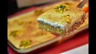 بسبوسة سينابون من اطيب الوصفات  طعم لذيذ و اكثر من رائع حلوياترمضانيه The Cinnabon Basbousa [upl. by Frodeen693]