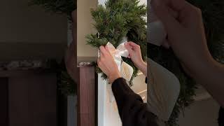 Eleganten Türkranz selber binden🎄✨ DIY hack einrichten westwing [upl. by Whiffen]