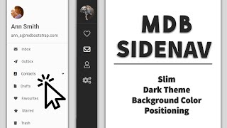 Bootstrap Sidenav  Tutorial on the latest Bootstrap 5 [upl. by Nnylylloh200]