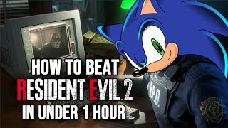 How To Beat Resident Evil 2 in Under 1 Hour  Leon Speedrun with Walkthrough Commentary [upl. by Kornher742]