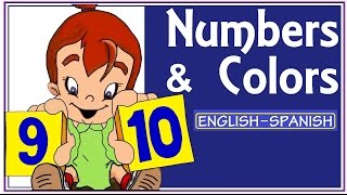 Learning Spanish LET´S PLAY WITH NUMBERS amp COLORS [upl. by Ainez]