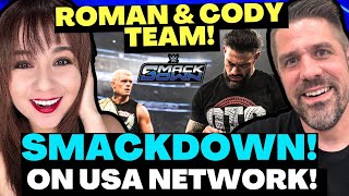 ROMAN REIGNS amp CODY RHODES TEAMING WWE SMACKDOWN ON USA NETWORK [upl. by Southworth]