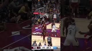 Jarrett Allen CLUTCH rejection Cleveland Cavaliers NBA Basketball Cavs NBA Basketball [upl. by Nithsa]