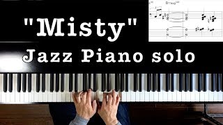 “Misty” Jazz Piano Solo [upl. by Lennej]