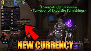 Titan Residuum Thaumaturge Vashreen BfA Patch 81 Location NEW Mythic Plus Currency [upl. by Bolan]