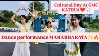 Mahabharat Dance Act GMCKATHUA Solo dance by Harpreet  Cultural Day 2024  women empowerment [upl. by Ahcarb]