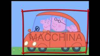 Mezzi di trasporto di Peppa Pig ed i suoi amici  MACCHINA [upl. by Eob]