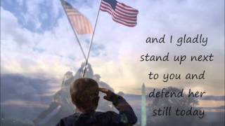 Lee Greenwood God Bless the USA lyrics [upl. by Deloris]