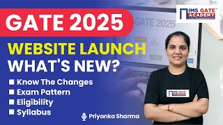 GATE 2025 Official Website  Know the changes GATE 2025 Syllabus Eligibility  Priyanka Sharma [upl. by Ayotac]