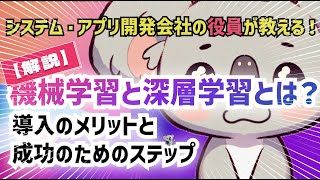 機械学習と深層学習とは？基本の仕組みから活用事例・注意点までを解説！ [upl. by Almat]