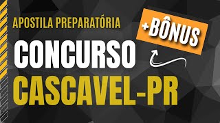 Apostila para Agente AdministrativoConcurso Cascavel  PR 2024 [upl. by Hanikehs]