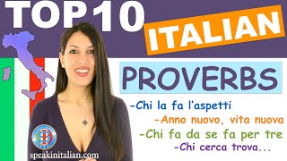 TOP 10 ITALIAN PROVERBS [upl. by Spada]