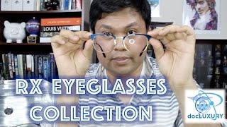 Eyeglasses collection  Tom Ford Ray Ban Burberry Georgio Armani [upl. by Htebyram]